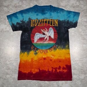 Led Zeppelin Icarus US Tour 1975 Tie Dye Size Small